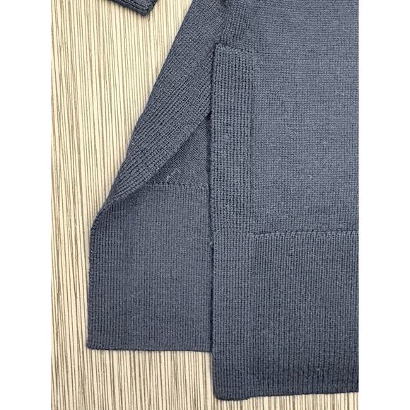 Banana Republic Womens Navy Blue 100% Merino Wool Turtleneck Size XS Lightweight - Picture 5 of 5